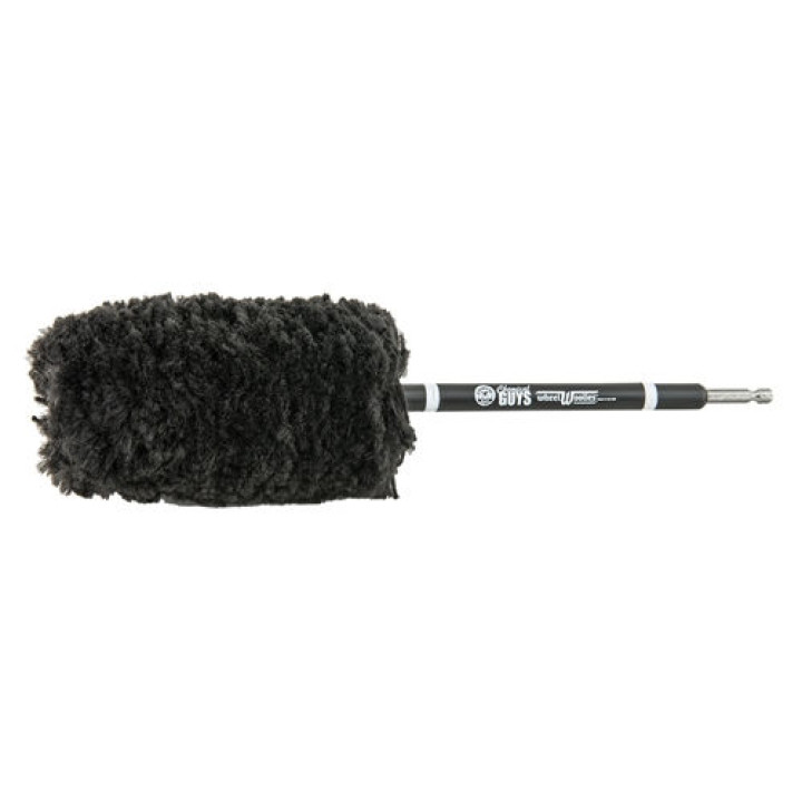 Power Woolie PW12X Synthetic Wool Microfiber Wheel Brush and Drill Adapter Power Woolie PW12X Synthetic Wool Microfiber Wheel Brush and Drill Adapter