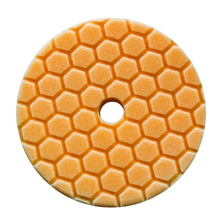Hex-Logic Quantum Medium-Heavy Cutting Pad, Orange 6.5 Inch Hex-Logic Quantum Medium-Heavy Cutting Pad, Orange 6.5 Inch
