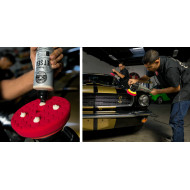 Hex-Logic Quantum Ultra Light Finishing Pad, Red 5.5 Inch