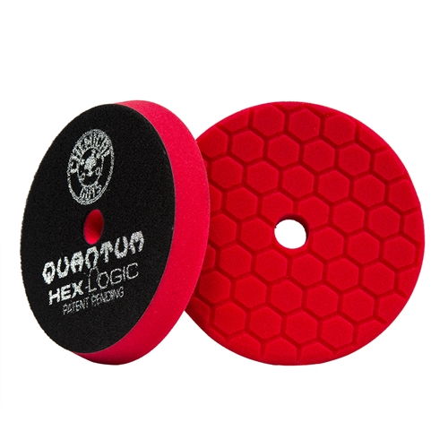 Hex-Logic Quantum Ultra Light Finishing Pad, Red 5.5 Inch