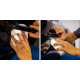 HEX-LOGIC POLISHING HAND APPLICATOR PAD WHITE