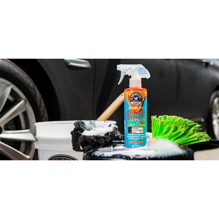 Čistič na kolesá a ráfiky Sticky Citrus Gel Wheel and Rim Cleaner 0,473l Čistič na kolesá a ráfiky Sticky Citrus Gel Wheel and Rim Cleaner 0,473l