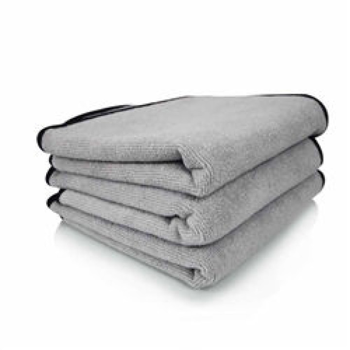 ULTRA PLUSH MICRO COTTON MICROFIBER TOWEL GRAY