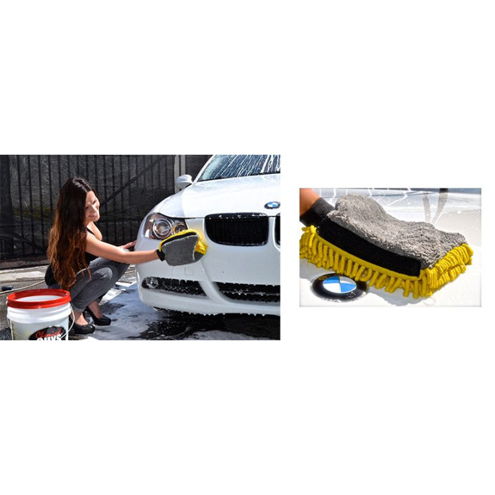 Three - Way Premium Wash Mitt Three - Way Premium Wash Mitt