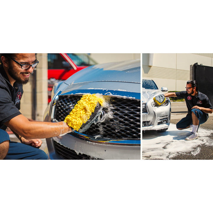Three - Way Premium Wash Mitt Three - Way Premium Wash Mitt