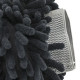 CHENILLE MICROFIBR PREMIUM SCRATCH FREE WASH MITT Black