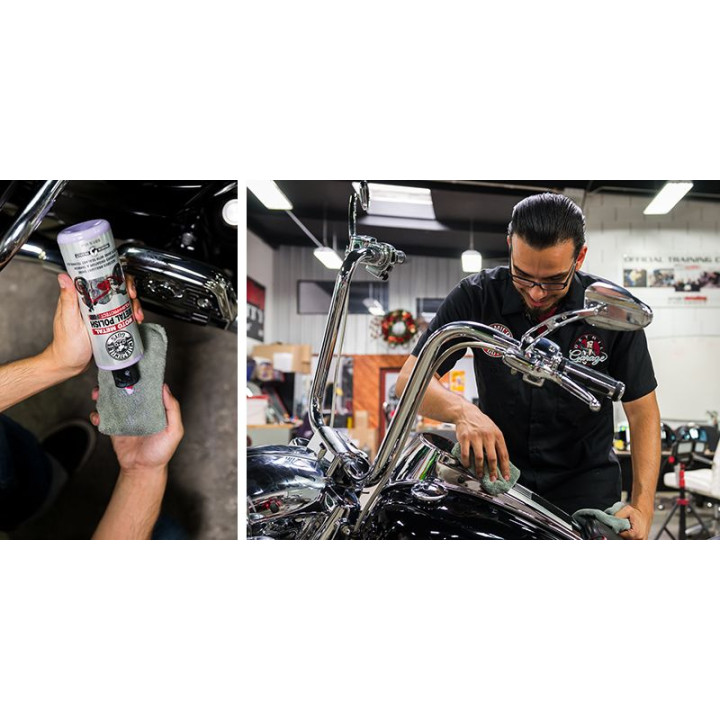 Moto Metal Polish Cleaner, Polish and Protectant for Motorcycles 0,473l Moto Metal Polish Cleaner, Polish and Protectant for Motorcycles 0,473l