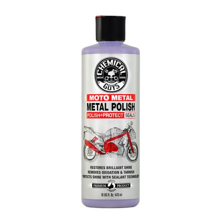 Moto Metal Polish Cleaner, Polish and Protectant for Motorcycles 0,473l Moto Metal Polish Cleaner, Polish and Protectant for Motorcycles 0,473l