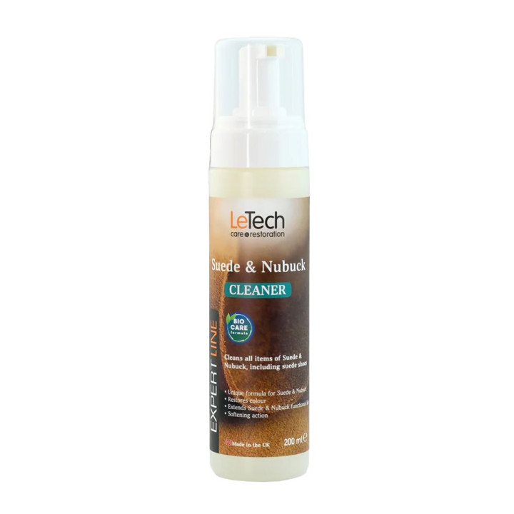 LeTech Suede & Nubuck Cleaner 200 ml (foaming bottle) LeTech Suede & Nubuck Cleaner 200 ml (foaming bottle)