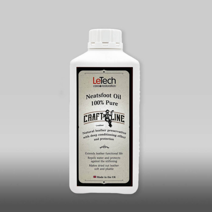 LeTech Neatsfoot Oil 100% Pure Leather Aroma 1000 ml