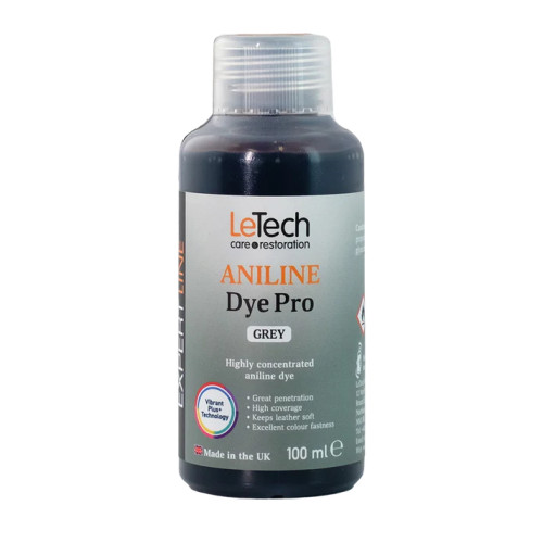 LeTech Leather Aniline Dye (Grey) 100 ml