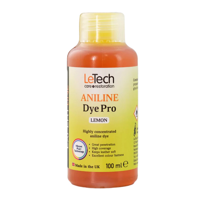 LeTech Leather Aniline Dye (Lemon) 100 ml