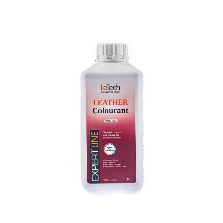 LeTech Leather Colourant (Wine Red) 1000 ml