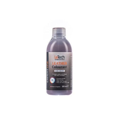 LeTech Leather Colourant (Dark Brown) 200 ml