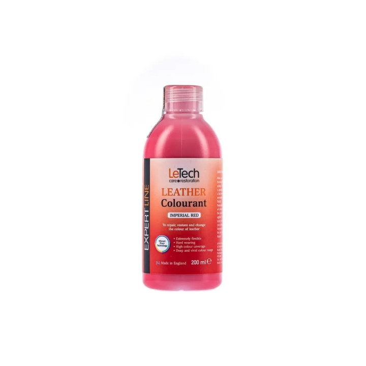 LeTech Leather Colourant (Imperial Red) 200 ml