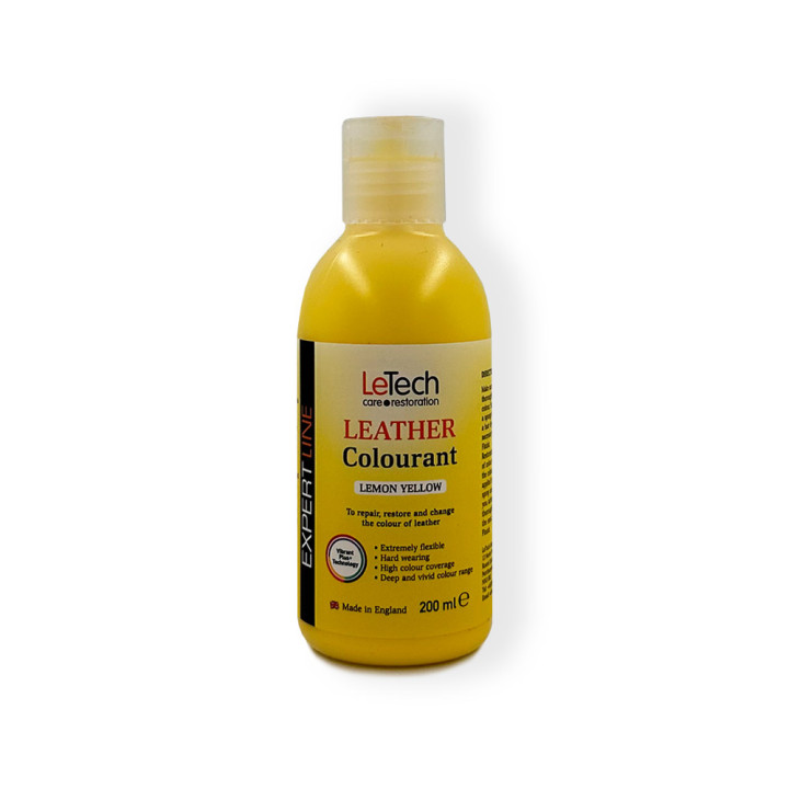 LeTech Leather Colourant (Lemon Yellow) 200 ml