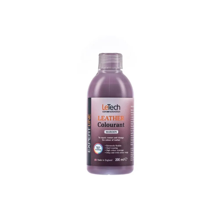 LeTech Leather Colourant (Maroon) 200 ml