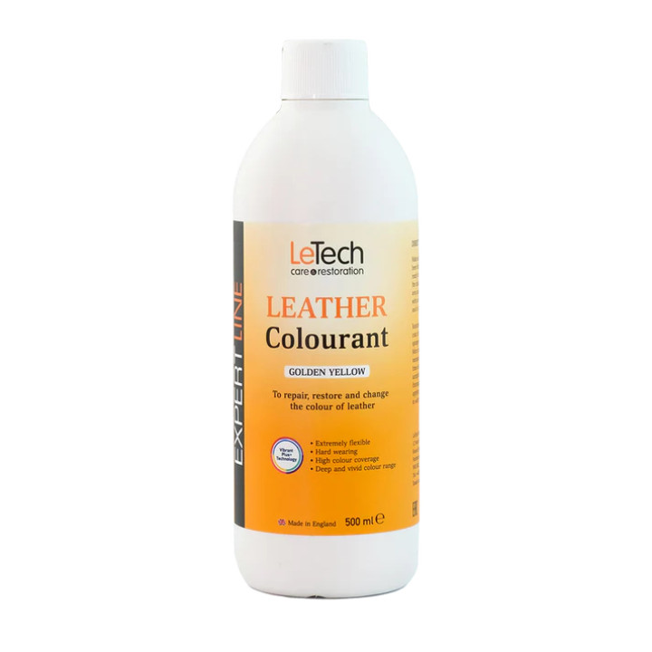 LeTech Leather Colourant (Golden Yellow) 500 ml