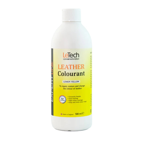 LeTech Leather Colourant (Lemon Yellow) 500 ml