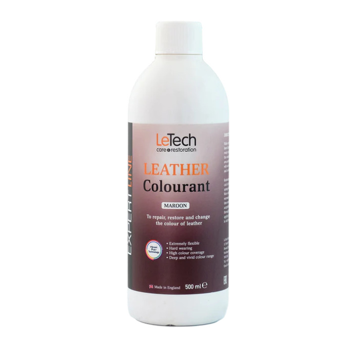 LeTech Leather Colourant (Maroon) 500 ml