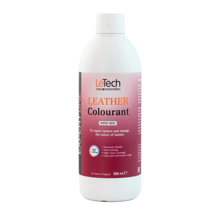 LeTech Leather Colourant (Wine Red) 500 ml