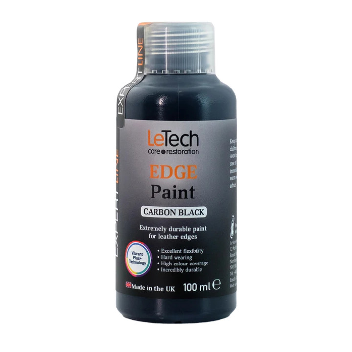 LeTech Leather Edge Paint (Carbon Black) 100 ml