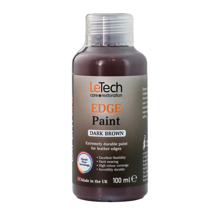 LeTech Leather Edge Paint (Dark Brown) 100 ml