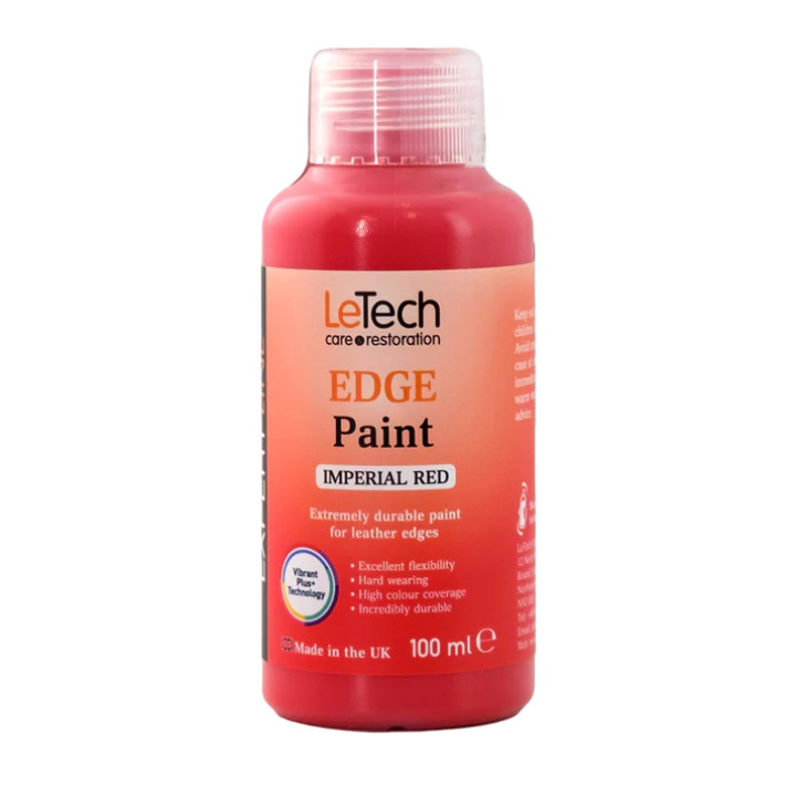 LeTech Leather Edge Paint (Imperial Red) 100 ml