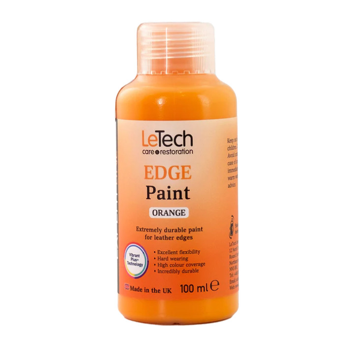 LeTech Leather Edge Paint (Orange) 100 ml