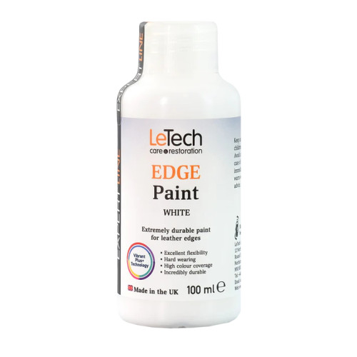 LeTech Leather Edge Paint (White) 100 ml