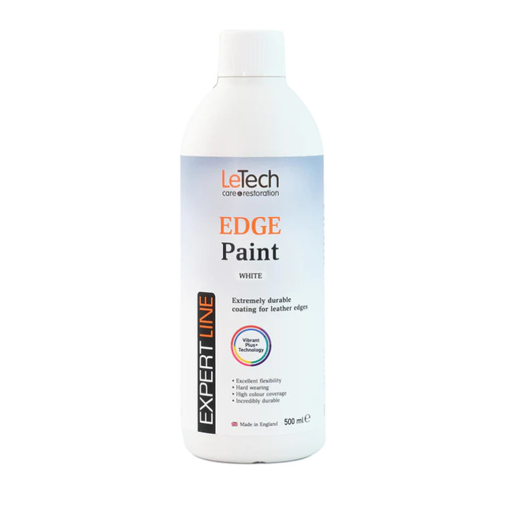 LeTech Leather Edge Paint (White) 500 ml