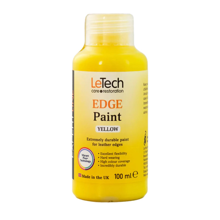 LeTech Leather Edge Paint (Yellow) 100 ml