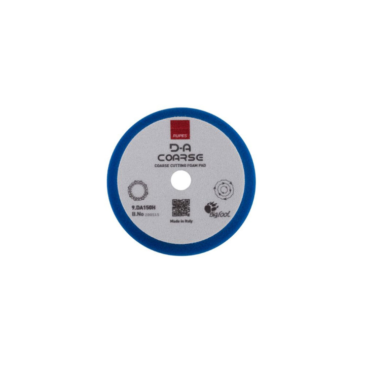 Leštiaci pad RUPES D-A Coarse Cutting Foam Blue 130/150 mm Leštiaci pad RUPES D-A Coarse Cutting Foam Blue 130/150 mm