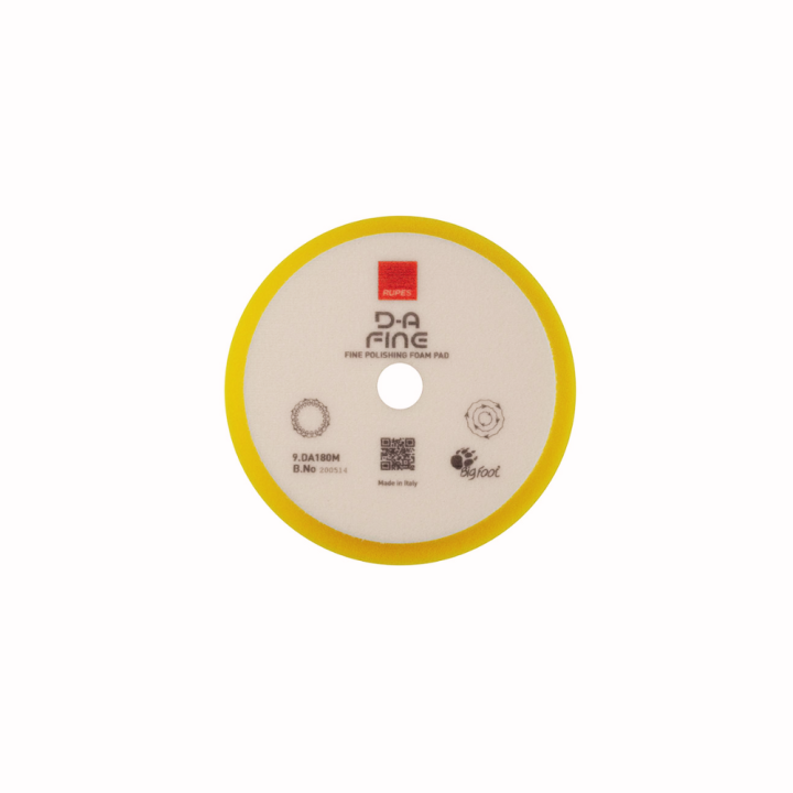 Leštiaci pad RUPES D-A Fine Finishing Foam Yellow 150/180mm Leštiaci pad RUPES D-A Fine Finishing Foam Yellow 150/180mm