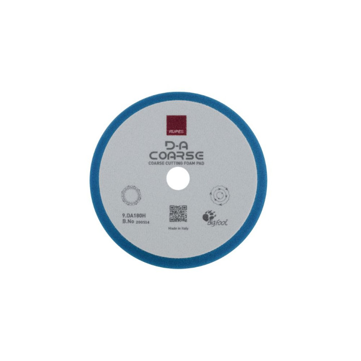 Leštiaci pad RUPES D-A Coarse Cutting Foam Blue 150/180mm Leštiaci pad RUPES D-A Coarse Cutting Foam Blue 150/180mm