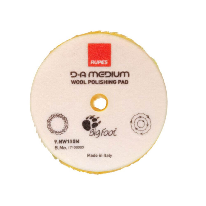Leštiaci pad RUPES D-A Medium Wool Ø 130 mm