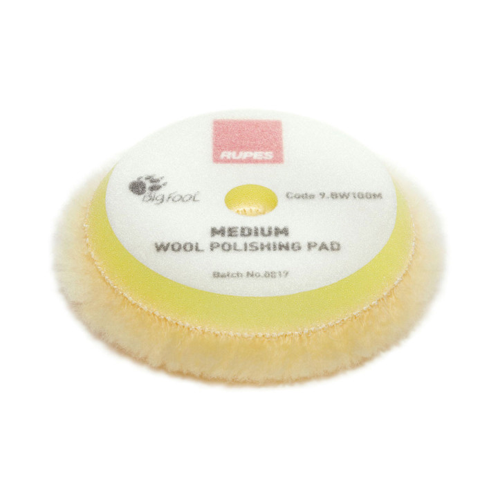 Leštiaci pad RUPES Medium Wool Polishing Pad Yellow 80/90mm