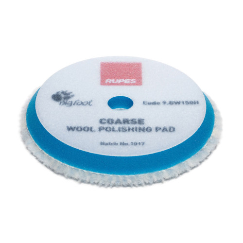 RUPES Coarse Wool Polishing Pad Blue 130/145mm