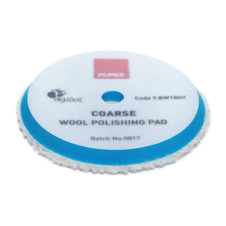 Leštiaci pad RUPES Coarse Wool Polishing Pad White 150/170mm