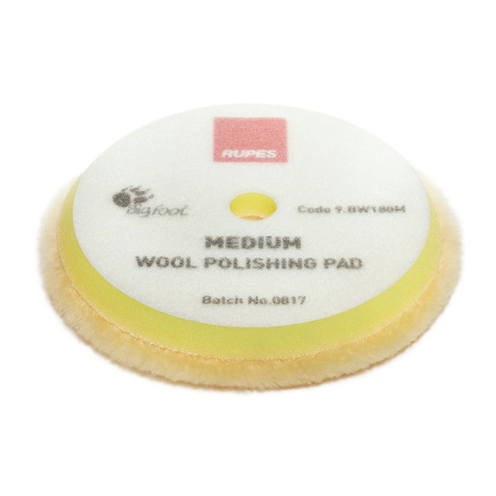 Leštiaci pad RUPES Medium Wool Polishing Pad Yellow 150/170mm